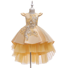 Load image into Gallery viewer, Tulle Lace Party Girls Dress - Little JQube
