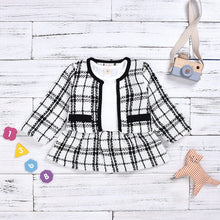 Load image into Gallery viewer, Girl fashion Plaid Outfit - Little JQube
