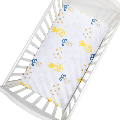 Baby Pattern Print Crib Sheet - Little JQube