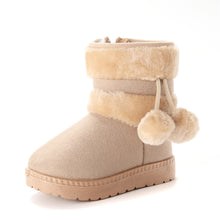 Load image into Gallery viewer, Fur Ball Snowy Toddler Boots - Little JQube
