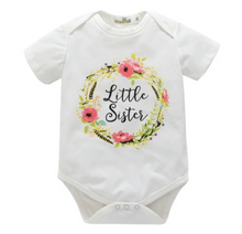 Load image into Gallery viewer, Little Sister Print Onesie - Little JQube
