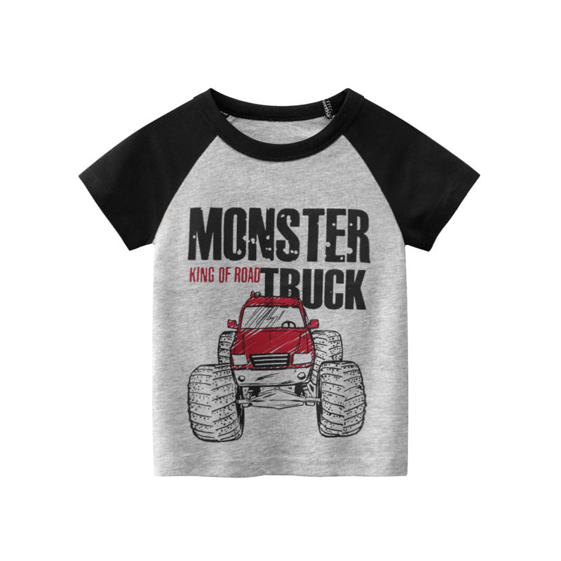 Monster Truck Kids T-Shirt - Little JQube