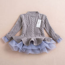 Load image into Gallery viewer, Knitted Sweater Tutu Dress - Little JQube 0
