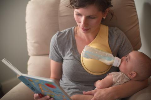 Hands Free Baby Bottle Holder - Little JQube