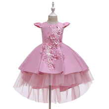 Load image into Gallery viewer, Tulle Lace Party Girls Dress - Little JQube
