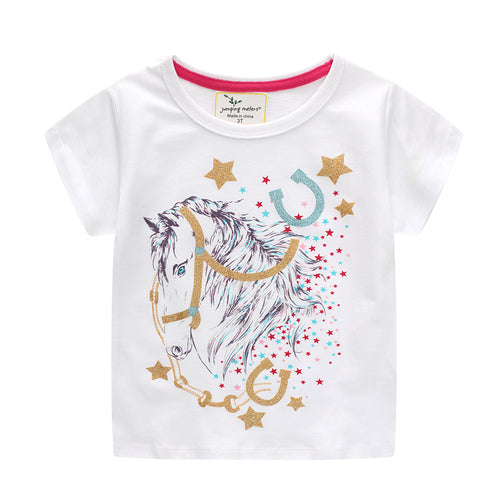 Horse Pattern T-Shirt - Little JQube