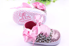 Load image into Gallery viewer, Leopard Printed Sequin Baby Sneaker - Little JQube
