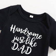 Load image into Gallery viewer, Handsome Just Like Dad Outfit Set - Little JQube
