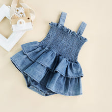 Load image into Gallery viewer, Sleeveless Denim Romper - Little JQube
