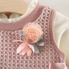 Load image into Gallery viewer, Knitted Vest with Dress set - Little JQube
