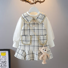 Load image into Gallery viewer, 2 PCS Plaid Dress - Little JQube
