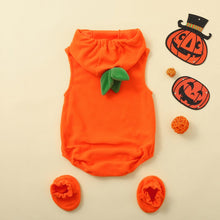 Load image into Gallery viewer, Baby Pumpkin Design Romper - Little JQube
