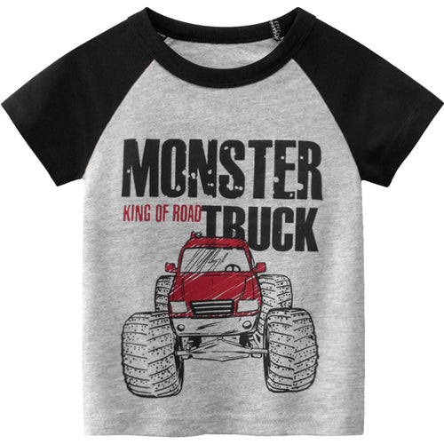 Monster Truck Kids T-Shirt - Little JQube