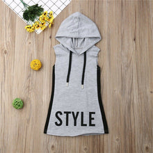 Load image into Gallery viewer, Style Hooded Sleeveless Dress - Little JQube
