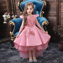 Load image into Gallery viewer, Tulle Lace Party Girls Dress - Little JQube
