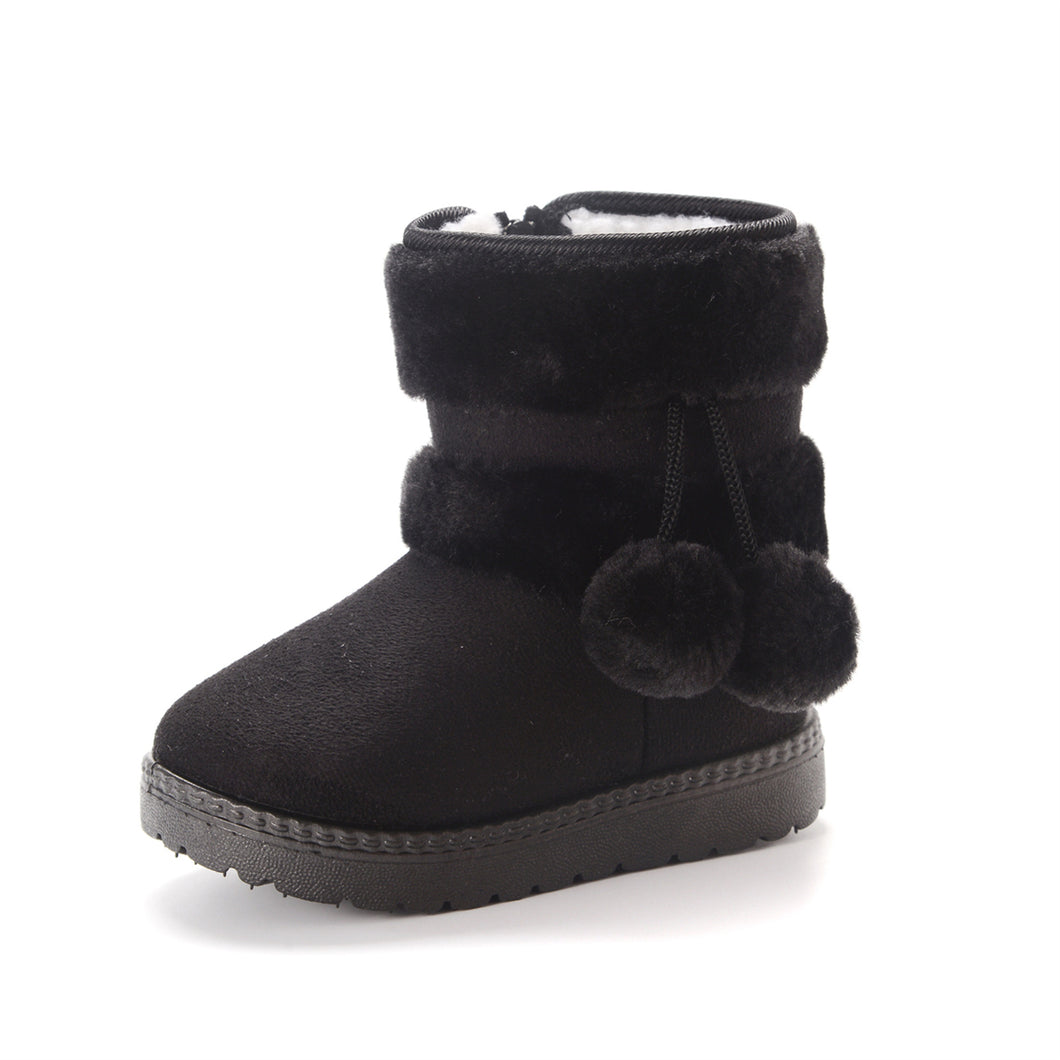 Fur Ball Snowy Toddler Boots - Little JQube