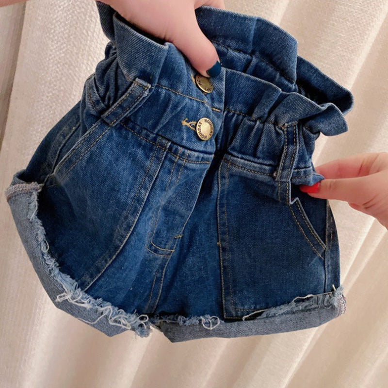 Girls Denim Shorts - Little JQube