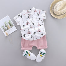 Load image into Gallery viewer, Cactus Print Shirt and Short Set - Little JQube
