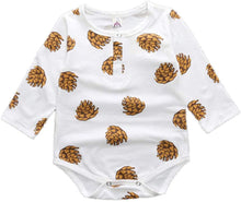 Load image into Gallery viewer, Pinecone Print Onesie - Little JQube
