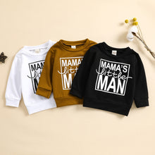 Load image into Gallery viewer, Mama&#39;s Little Man Sweatshirt - Little JQube
