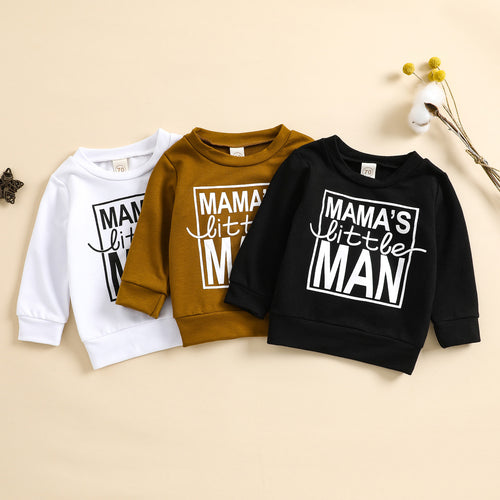 Mama's Little Man Sweatshirt - Little JQube