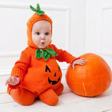 Load image into Gallery viewer, Baby Pumpkin Design Romper - Little JQube
