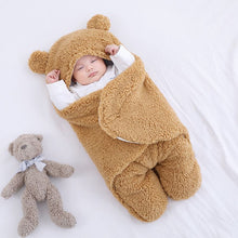 Load image into Gallery viewer, Baby Winter Swaddle Blanket - Little JQube
