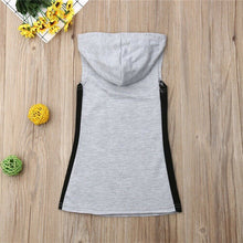 Load image into Gallery viewer, Style Hooded Sleeveless Dress - Little JQube
