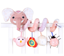 Load image into Gallery viewer, Plush Animal Hanging Rattle - Little JQube
