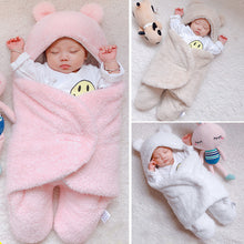 Load image into Gallery viewer, Baby Winter Swaddle Blanket - Little JQube
