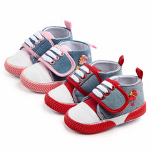 Load image into Gallery viewer, Soft-Soled Butterfly Baby Shoes - Little JQube
