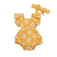 Load image into Gallery viewer, Daisy Ruffled Romper - Little JQube
