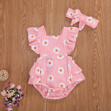 Load image into Gallery viewer, Daisy Ruffled Romper - Little JQube
