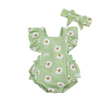 Load image into Gallery viewer, Daisy Ruffled Romper - Little JQube
