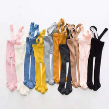 Load image into Gallery viewer, Breathable Infant Kids Suspender Pantyhose - Little JQube
