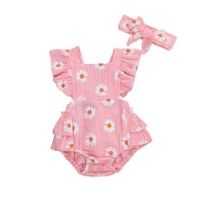 Load image into Gallery viewer, Daisy Ruffled Romper - Little JQube
