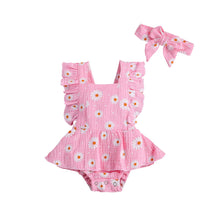 Load image into Gallery viewer, Daisy Ruffled Romper - Little JQube
