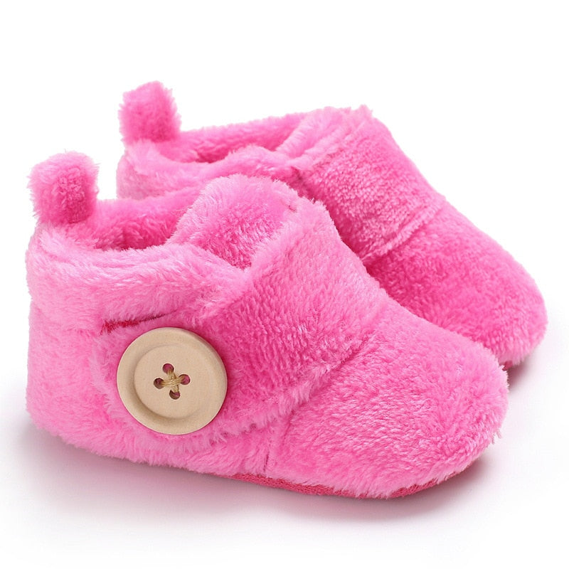 Baby hot sale velcro slippers