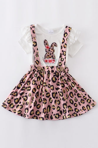 Leopard Pattern Easter Dress - Little JQube