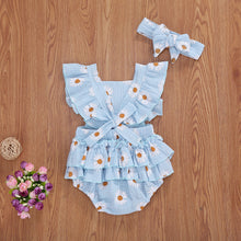 Load image into Gallery viewer, Daisy Ruffled Romper - Little JQube
