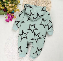 Load image into Gallery viewer, Star Pattern Baby Jumpsuit - Little JQube
