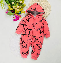 Load image into Gallery viewer, Star Pattern Baby Jumpsuit - Little JQube
