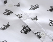 Load image into Gallery viewer, Crown Print Shirt - Little JQube
