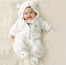 Load image into Gallery viewer, Baby Hooded Romper - Little JQube
