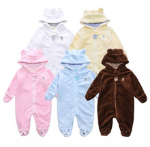 Load image into Gallery viewer, Baby Hooded Romper - Little JQube
