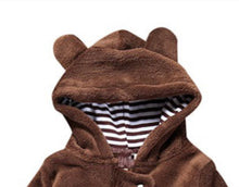 Load image into Gallery viewer, Baby Hooded Romper - Little JQube
