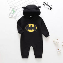 Load image into Gallery viewer, Batman Hooded Jumpsuit - Little JQube
