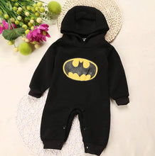 Load image into Gallery viewer, Batman Hooded Jumpsuit - Little JQube
