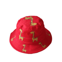 Load image into Gallery viewer, Giraffe Print Bucket Hats - Little JQube
