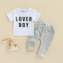 Load image into Gallery viewer, Lover Boy T-Shirt and Pant Sets - Little JQube
